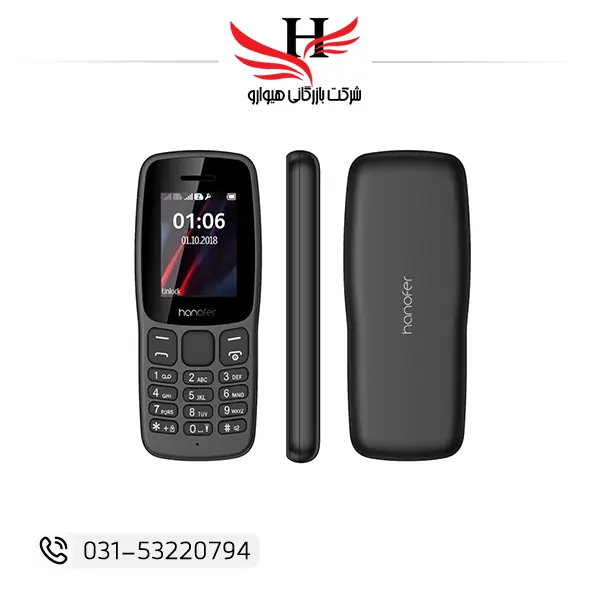 موبایل دو سیمکارت HANOFER V6 مناسب خرید عمده از هیوارو در شهرضا، اصفهان و تهران